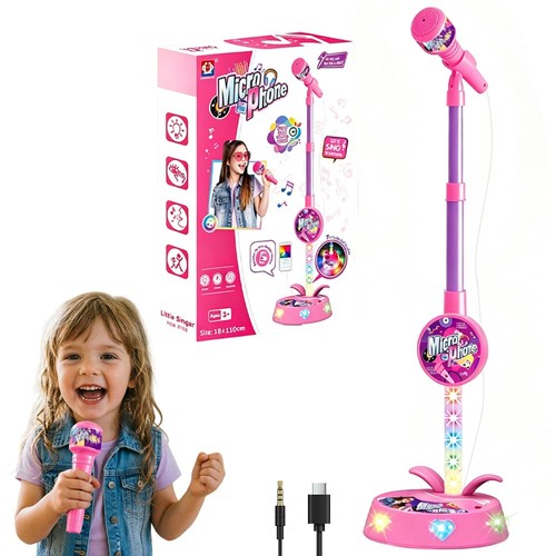 Kids microphone and stand - microphone,