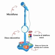 Blue Plastic Kid Microphone